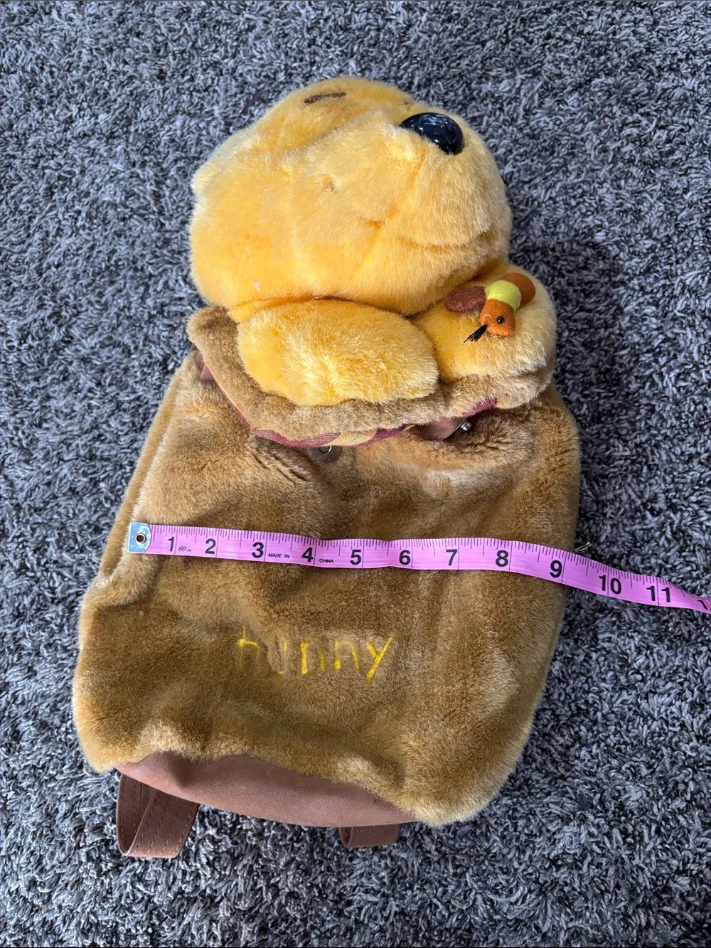 Vintage Disney Winnie the Pooh Plush Backpack | 